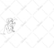 draw continuous animated line art