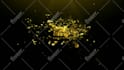 create golden liquid splash intro animation video