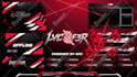 design animated twitch overlay screens and logo