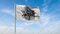 make a flag animation with your logo or text in 24 hours
