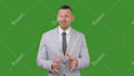 create a green screen medical spokesperson video