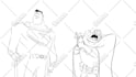 do 2d frame by frame handdrawn animation traditional 2d line art pencil sketch