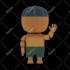 create a cute 3d character or mascot for games and animation