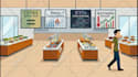 create a  digital style paper stop motion animation