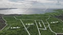 do real estate and drone video editing with callout title motion graphics promo