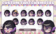 draw twitch emotes, animated emotes chibi emotes, discord emoji