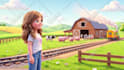 3d pixar style ai animation, ai storytelling, kids song, learning videos