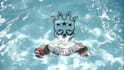 create a promo video with your logo in swimming pool