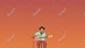 create artistic hand drawn lyric music video