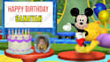 make personalized mickey mouse happy birthday surprise video