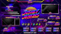 design animated twitch overlay screens and logo