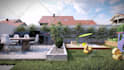 do backyard landscape design site plan native plant