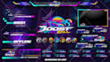design animated twitch overlay screens and logo