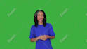 film a video on green screen
