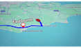 create a travel path map animations