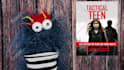 create a fun video with a blue hairy monster puppet