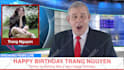 wish someone a happy birthday in my newsroom