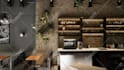 design and rendering for coffee shop, fast food, restaurant