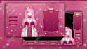 design anime vtuber stream overlay for twitch or youtube