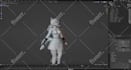 create 3d anthro furry vrchat avatar custom vtuber model fursona vrc character