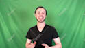 be your green screen spokesperson and male presenter