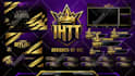 design animated twitch overlay screens and logo