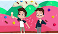 create 2d custom animation for kids and children songs