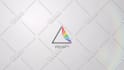 make a minimalist clean flip logo animation