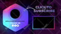 create a youtube outro, end screen, like and subscribe animation