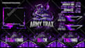 design best animated twitch stream overlay package and logo