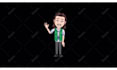 create adobe character animator puppet and 2d cartoon animation video