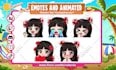 draw chibi animated emotes for twitch, youtube, discord