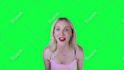 be your enthusiastic presenter with greenscreen