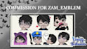 create custom cute chibi animated emotes for your stream and discord
