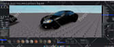 make a 3d car model in low poly style