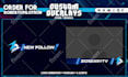 design animated overlay, screens and alerts for twitch