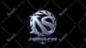 design 3d chrome logo spinning animation