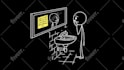 create a stick figure with a paint explainer style video