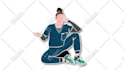 create a short hand drawn custom gif animation