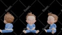 create cute chibi 3d character modeling and stylized rendering