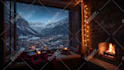make relaxing winter snow, christmas rain videos with natural sounds