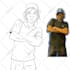 draw an awesome cartoon style portrait