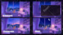 create custom animated lofi stream overlay for your twitch