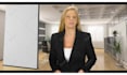 create your british spokesperson video in a branded office