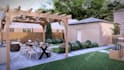 do garden and patio 3d landscape design
