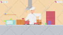 create unique explainer food delivery app promo video ads