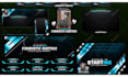 create animated twitch, kick overlay, logo, twitch, kick stream package