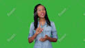 film a video on green screen