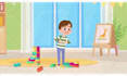 create 2d custom animation for kids and children songs