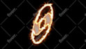 draw your logo with burning fire